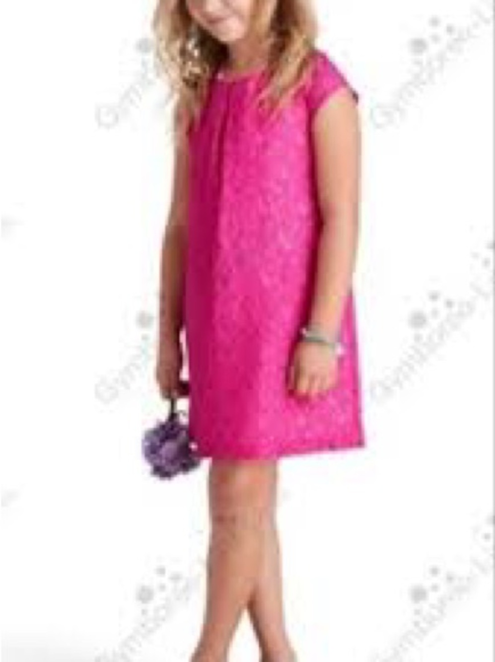 Dressd up by Gymboree Hot Pink Lace  Dress - Kid's Party Dress / Size 5
